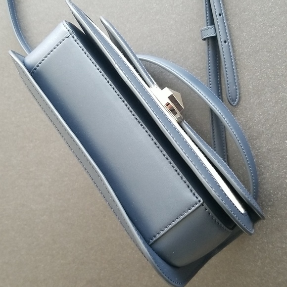 kate spade Audrey Canvas Top Handle Flap Crossbody, Color: Blazer Blue Multi - Picture 10 of 15